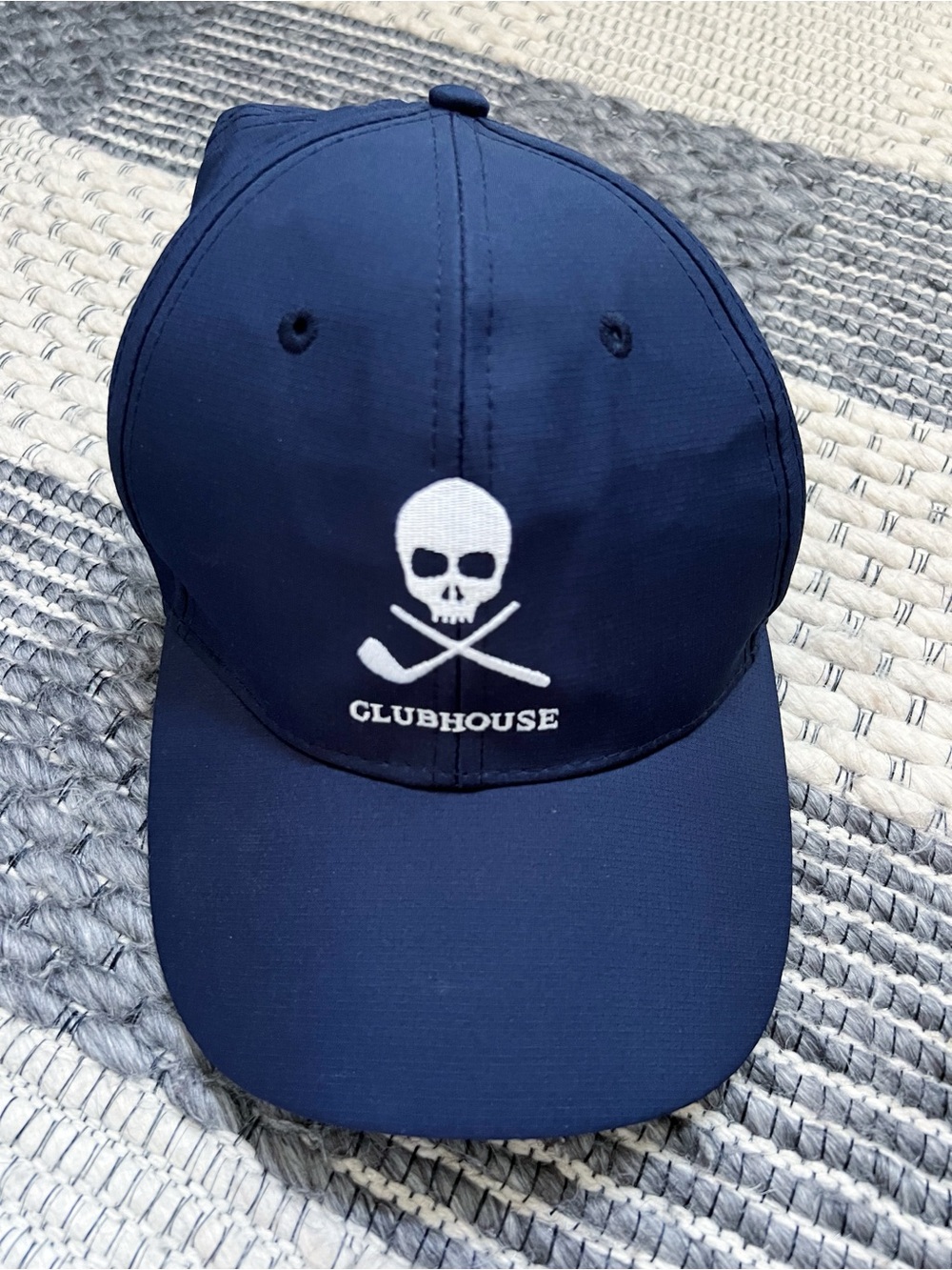 Robert Graham Clubhouse Golf Ball Strapback Navy Skull Hat Cap NWT